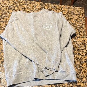 PINK Victoria's Secret Gray crewneck pullover sweatshirt